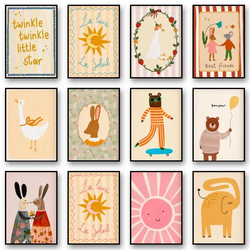 Nordic Nursery Wall Art
