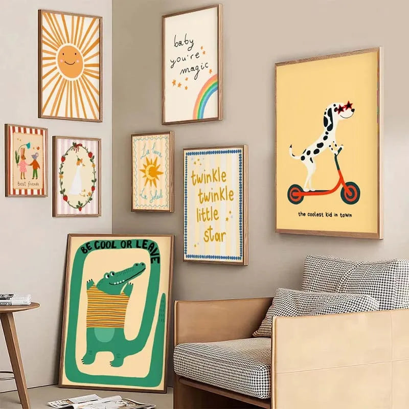 Nordic Nursery Wall Art