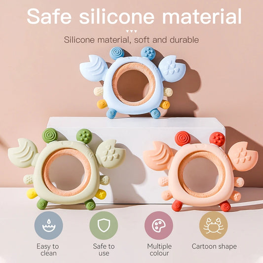 Crab Silicone Teething Toy