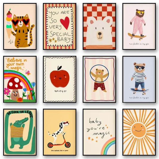 Nordic Nursery Wall Art